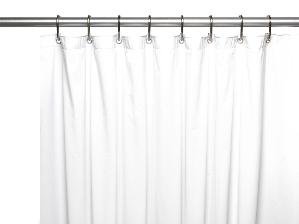 Mildew-Resistant 10 Gauge Vinyl Shower Curtain Liner–  ShopCarnationHomeFashions.Com