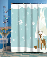 Christmas & Holiday Favorites Fabric Shower Curtains