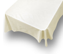 90" Long PEVA Tablecloth with Polyester Flannel Backing