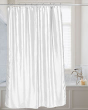 Shimmer Faux Silk Shower Curtain