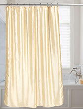 Shimmer Faux Silk Shower Curtain