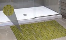 Bamboo Look Vinyl Bath Tub Mat
