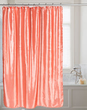 Shimmer Faux Silk Shower Curtain