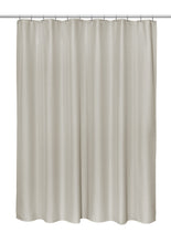 "Grace" Jacquard Shower Curtain in Silver