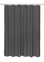 "Grace" Jacquard Shower Curtain in Black