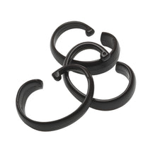 Hang Ease C Type Plastic Shower Curtain Hooks