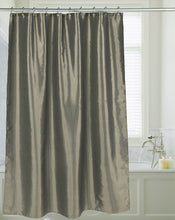 Shimmer Faux Silk Shower Curtain