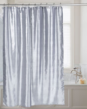 Shimmer Faux Silk Shower Curtain