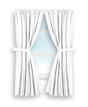Polyester Fabric Bathroom Window Curtain