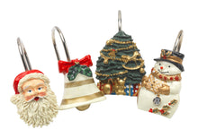 Holiday Resin Shower Curtain Hooks