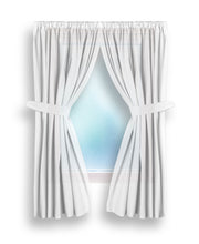 Thick Heavy Duty Curtain for Bathroom Window with Tieback and Panel