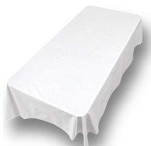 90" Long PEVA Tablecloth with Polyester Flannel Backing