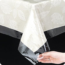 Oval-Shaped Vinyl Tablecloth Protector